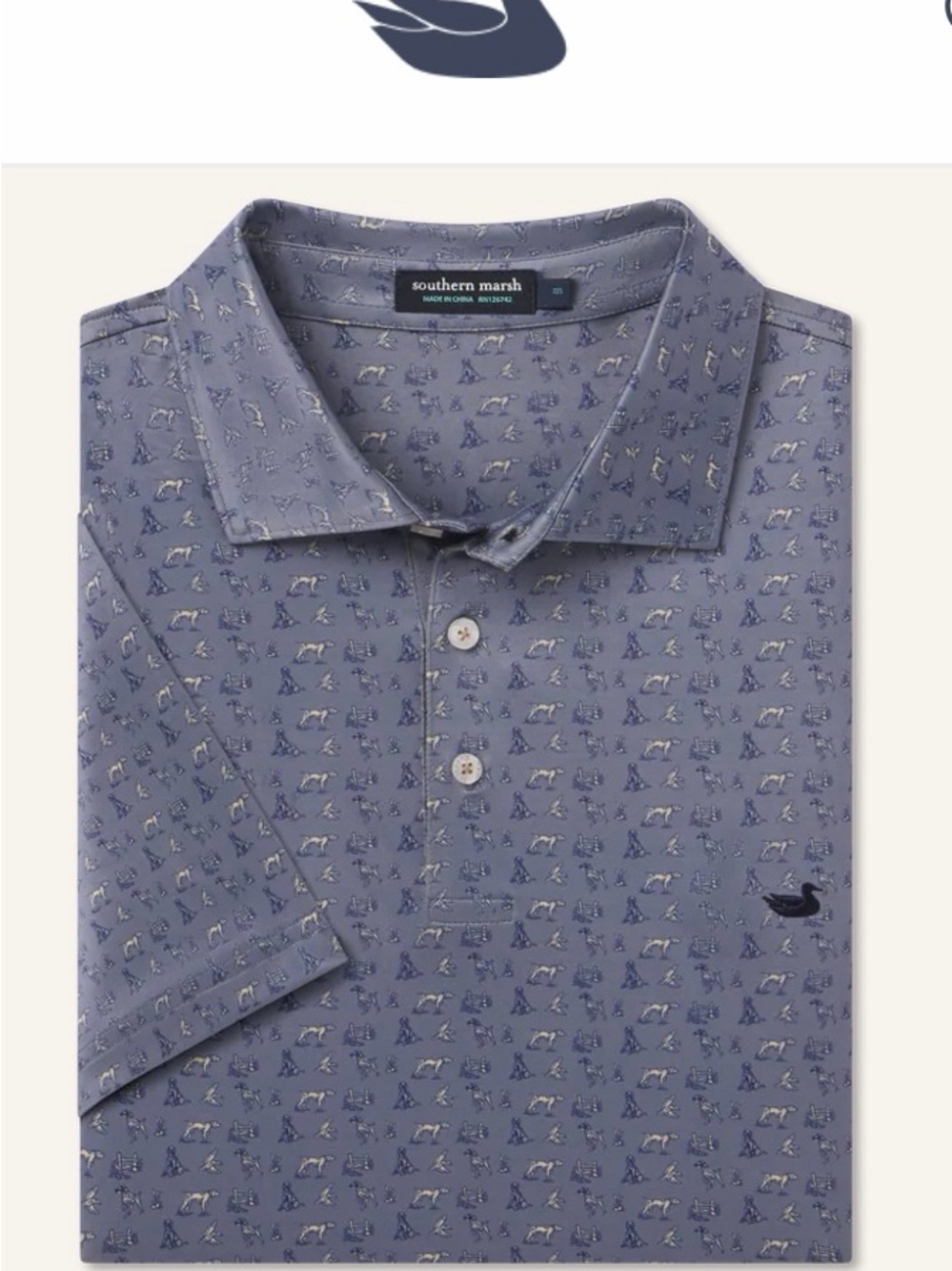 Southern Marsh Man’s Best Friend- Pointer Polo